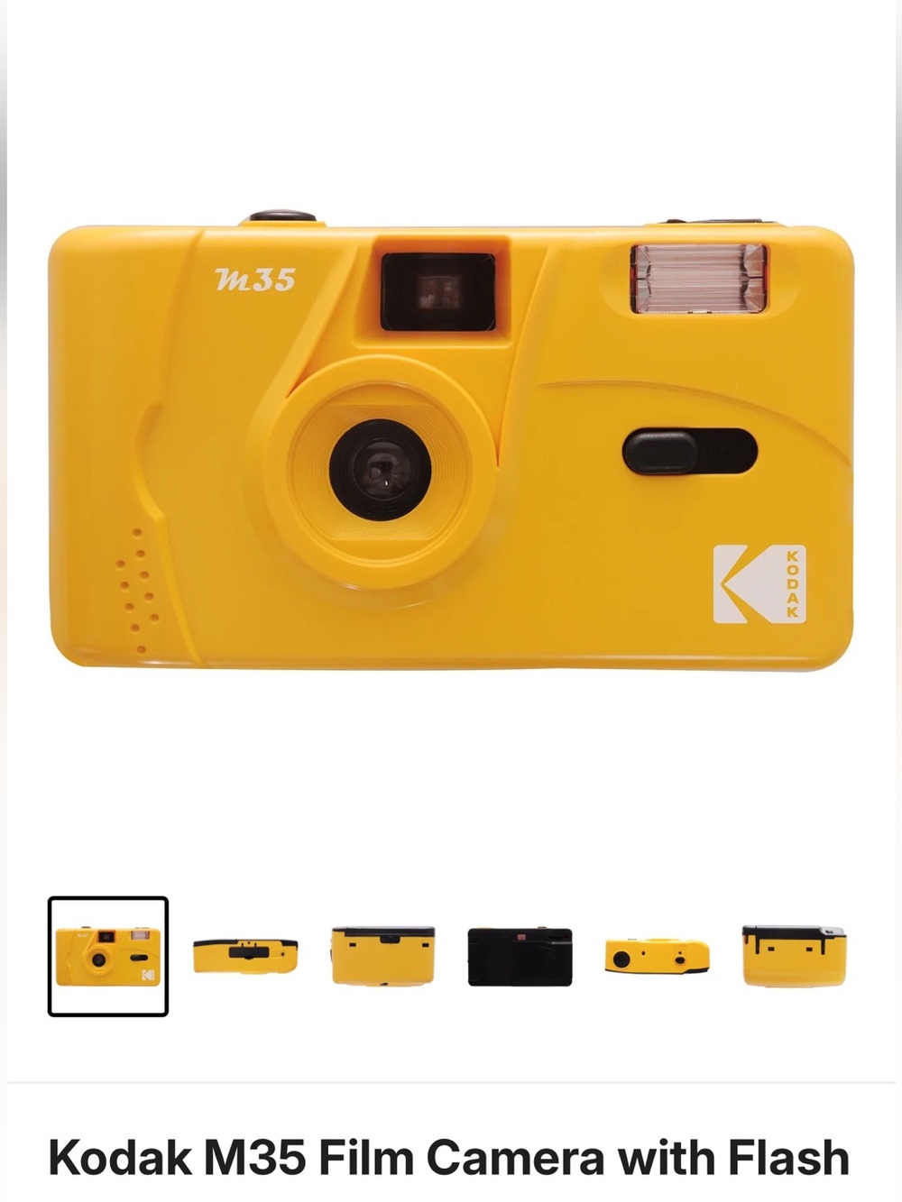 Kodak M35 Film Camera with Flash